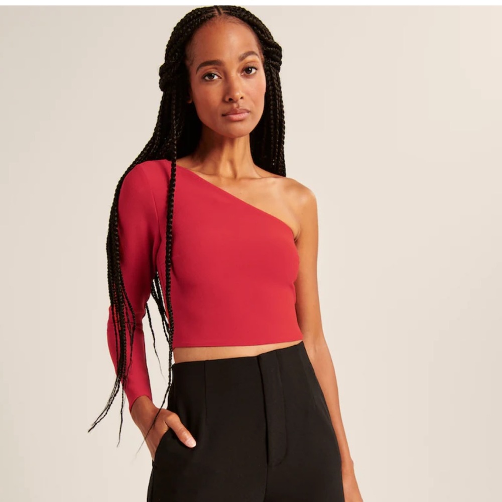 NWT Abercrombie one shoulder top